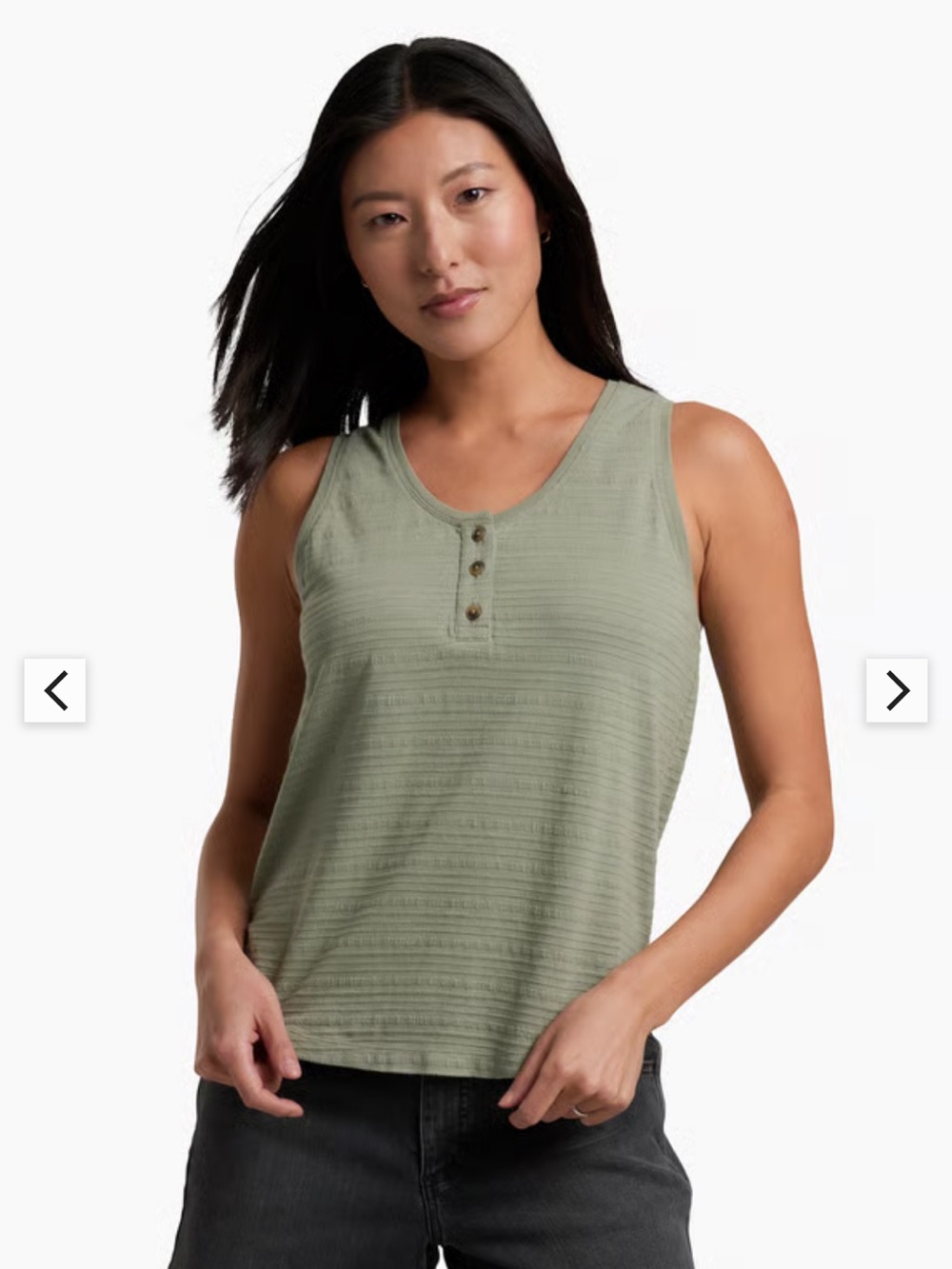 Kühl WILLA™ HENLEY TANK in Slate Green size M